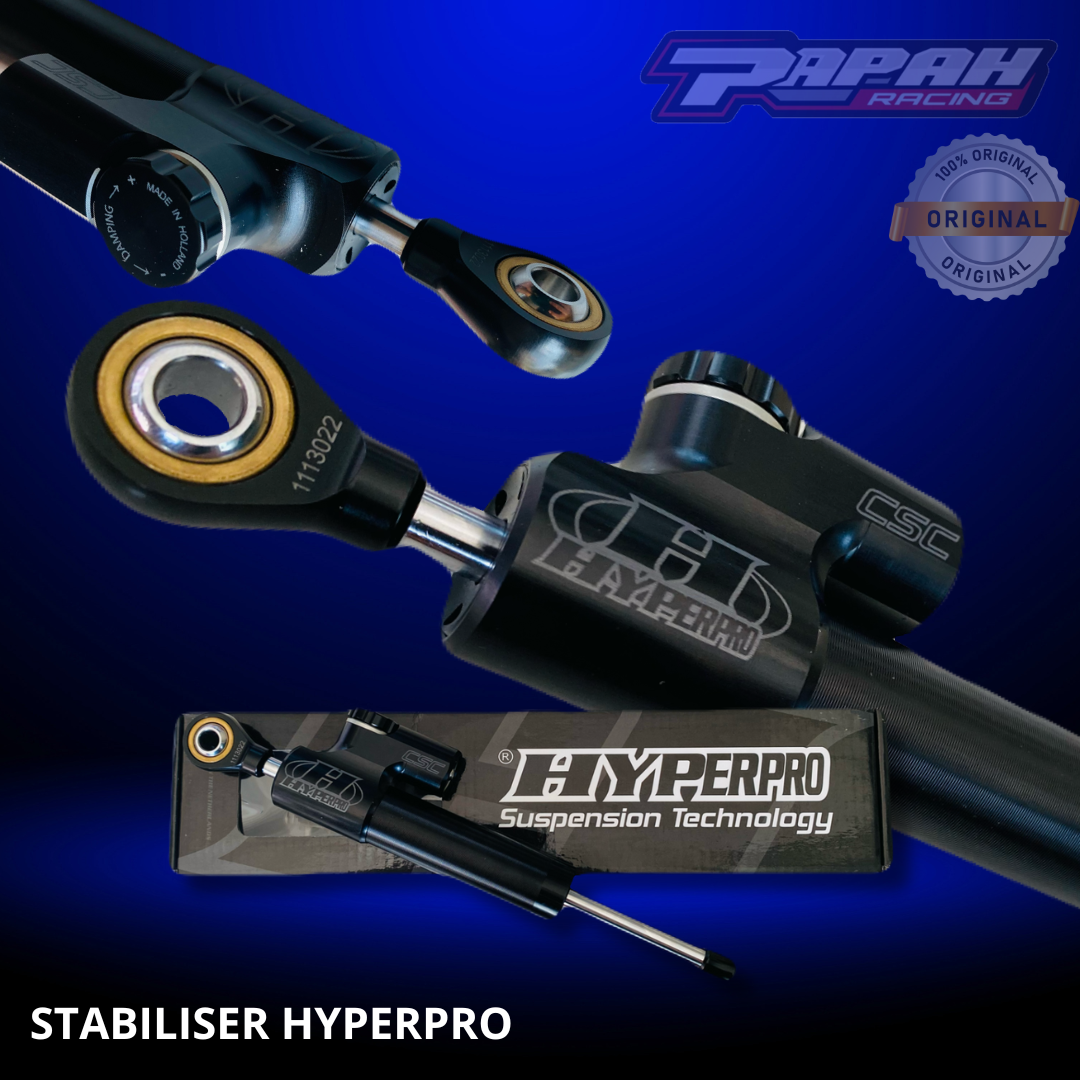 STERING DUMPER STABILISER HYPERPRO HITAM BLACK